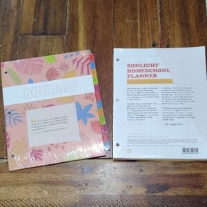 Sonlight Homeschool Monthly Dividers And Planner Pages